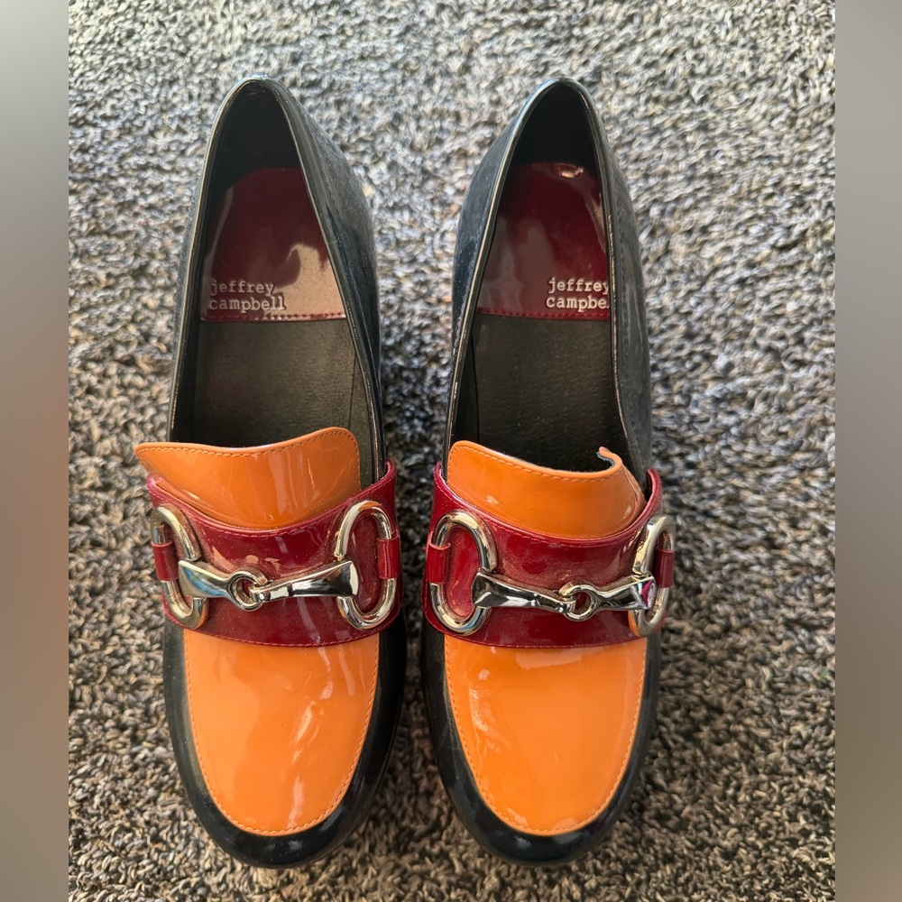Jeffrey Campbell  Patent Loafers